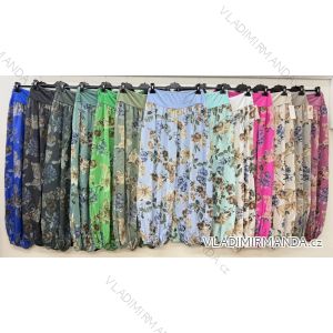 Aladdin Haremshose Sommer lang Damen (48/50 EINHEITSGRÖSSE) ITALIAN FASHION IM424438