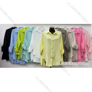 Sommerkleid oval Kurzarm Damen Übergröße (50/52/54 Einheitsgröße) ITALIAN FASHION IM425011