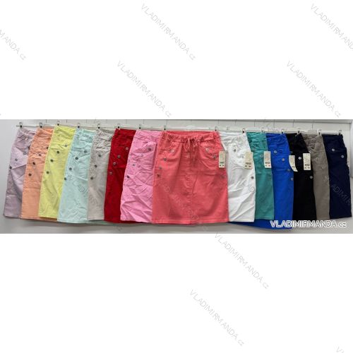 Sommerkleid oval Kurzarm Damen Übergröße (50/52/54 Einheitsgröße) ITALIAN FASHION IM425011