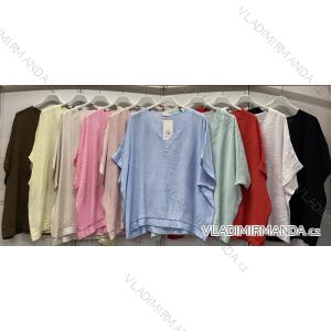 Ärmellose Jacke mit langen Ärmeln (uni sl) ITALIENISCHE Mode IMC17326