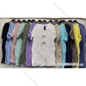 Ärmellose Jacke mit langen Ärmeln (uni sl) ITALIENISCHE Mode IMC17326