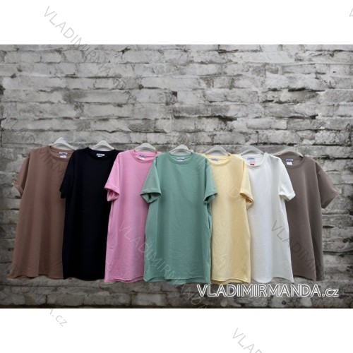 Kleid klassische Kurzarm Mode Batik Frauen (UNI SM) ITALIENISCHE MODE IMD20BATVOG