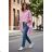Elegante, lange Jogginghose für Damen (Einheitsgröße S/M/L) ITALIAN FASHION IMD23634 žlutá