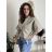 Ärmellose Jacke mit langen Ärmeln (uni sl) ITALIENISCHE Mode IMC17326 M/L/XL beige