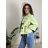 Übergroßer gestrickter Langarmpullover für Damen (S/M EINHEITSGRÖSSE) ITALIAN FASHION IMSN2416125