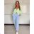 Elegante, lange Jogginghose für Damen (Einheitsgröße S/M/L) ITALIAN FASHION IMD23634