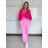 Elegante, lange Jogginghose für Damen (Einheitsgröße S/M/L) ITALIAN FASHION IMD23634