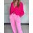 Elegante, lange Jogginghose für Damen (Einheitsgröße S/M/L) ITALIAN FASHION IMD23634