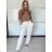 Elegante, lange Jogginghose für Damen (Einheitsgröße S/M/L) ITALIAN FASHION IMD23634