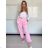 Elegante, lange Jogginghose für Damen (Einheitsgröße S/M/L) ITALIAN FASHION IMD23634