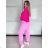 Elegante, lange Jogginghose für Damen (Einheitsgröße S/M/L) ITALIAN FASHION IMD23634