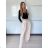 Lange Damenhose (S/M EINHEITSGRÖSSE) ITALIAN FASHION IMPDY23LC5918 S / M / L hellblau