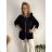 Langarm Sweatshirt Kleid Frauen (uni s-m) ITALIAN FASHION IMD20103