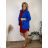 Sommerkleid oval Kurzarm Damen Übergröße (50/52/54 Einheitsgröße) ITALIAN FASHION IM425011