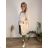 Sommerkleid oval Kurzarm Damen Übergröße (50/52/54 Einheitsgröße) ITALIAN FASHION IM425011