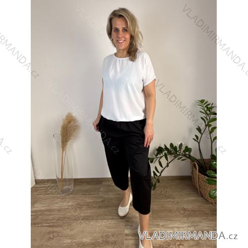 Übergroßer gestrickter Langarmpullover für Damen (S/M EINHEITSGRÖSSE) ITALIAN FASHION IMSN2416125 46/48/50 schwarz