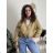 Übergroßer gestrickter Langarmpullover für Damen (S/M EINHEITSGRÖSSE) ITALIAN FASHION IMSN2416125