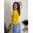 Elegantes eiskaltes langes trägerloses Kleid für Damen (S / M ONE SIZE) ITALIAN FASHION IMM22921 žlutá hořčicová S / M / L