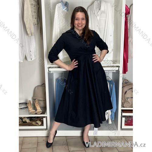 Damen Stretchhose (S/M/L Einheitsgröße) ITALIAN FASHION IM525STELA S / M / L schwarz
