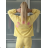 Langärmlige Bomberjacke für Damen (Einheitsgröße S/M/L) ITALIAN FASHION IMWD23470 EINHEITSGRÖSSE žlutá