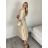 Langes ärmelloses Sommerkleid für Damen (Einheitsgröße S/M) ITALIAN FASHION IMPDY22LS16208