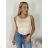 Trägerloses Tanktop für Damen (S/M ONE SIZE) ITALIAN FASHION IMPDY23LS17137 S / M beige