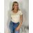 Kurzarm-T-Shirt für Damen (S/M EINHEITSGRÖSSE) ITALIAN FASHION IMPDY23LS17135/OX9603