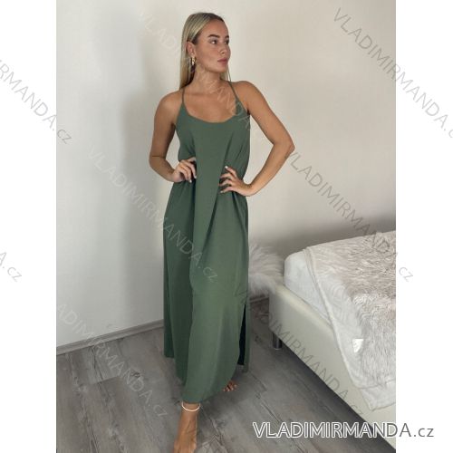 Kleid übergroße Kurzarm Damen (UNI S-L) ITALIAN FASHION IMD20187