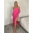 Kleid übergroße Kurzarm Damen (UNI S-L) ITALIAN FASHION IMD20187