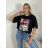 Langarm-T-Shirt für Damen (S/M EINHEITSGRÖSSE) ITALIAN FASHION IMPDY23HH2321/LS16577