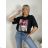 Langarm-T-Shirt für Damen (S/M EINHEITSGRÖSSE) ITALIAN FASHION IMPDY23HH2321/LS16577