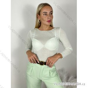 Langarm-T-Shirt für Damen (S/M EINHEITSGRÖSSE) ITALIAN FASHION IMPDY23HH2321/LS16577