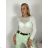 Langarm-T-Shirt für Damen (S/M EINHEITSGRÖSSE) ITALIAN FASHION IMPDY23HH2321/LS16577