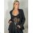 Damen-Langarmjacke (S/M ONE SIZE) ITALIAN FASHION IMPDY23MDUE23274 S / M / L dunkelblau