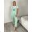 Lange Damenhose (SL) ITALIAN FASHION IMPLP2328920098 S / M / L hellgrün