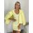 Kurzärmliges Sommer-Freizeitkleid für Damen (S/M/L EINHEITSGRÖSSE) ITALIAN FASHION IMWGB25022