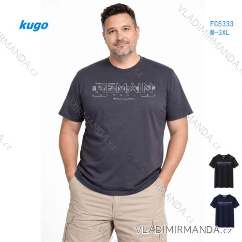 Kurzarm-T-Shirt für Herren in Übergrößen (M-3XL) KUGO FC5333