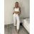 Elegante Hose mit Gürtel für Damen (S/M/L ONE SIZE) ITALIAN FASHION IM425057