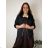 Übergroßer gestrickter Langarmpullover für Damen (S/M EINHEITSGRÖSSE) ITALIAN FASHION IMSN2416125