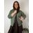 Übergroßer gestrickter Langarmpullover für Damen (S/M EINHEITSGRÖSSE) ITALIAN FASHION IMSN2416125