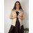 Übergroßer gestrickter Langarmpullover für Damen (S/M EINHEITSGRÖSSE) ITALIAN FASHION IMSN2416125