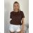 Langarm-T-Shirt für Damen (S/M EINHEITSGRÖSSE) ITALIAN FASHION IMPDY23HH2321/LS16577 S / M / L žlutá