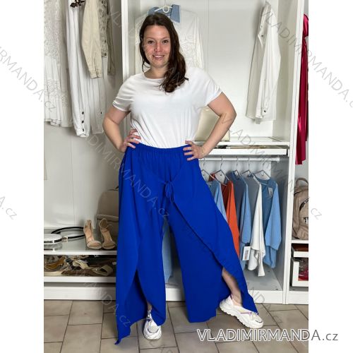 Sommerliche Wickelhose für Damen (Einheitsgröße S/M/L) ITALIENISCHE MODE IM426159 M/L/XL růžová fuchsiová