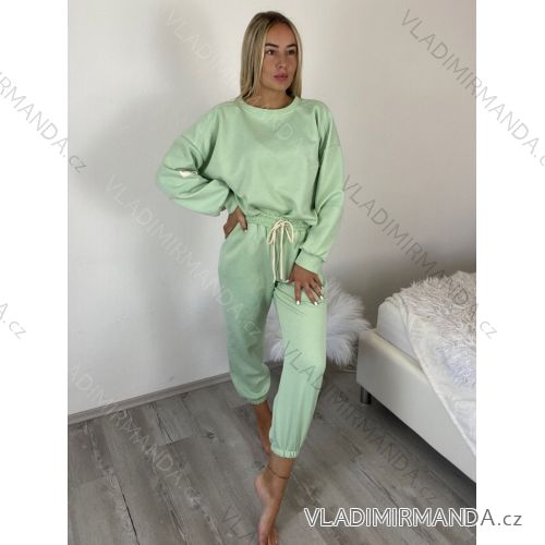 Kurzärmliges Sommer-Freizeitkleid für Damen (S/M/L EINHEITSGRÖSSE) ITALIAN FASHION IMWGB25022 S / M / L hellgrün