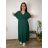 Sommerkleid oval Kurzarm Damen Übergröße (50/52/54 Einheitsgröße) ITALIAN FASHION IM425011
