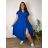 Sommerkleid oval Kurzarm Damen Übergröße (50/52/54 Einheitsgröße) ITALIAN FASHION IM425011