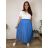 Sommerkleid oval Kurzarm Damen Übergröße (50/52/54 Einheitsgröße) ITALIAN FASHION IM425011