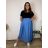 Sommerkleid oval Kurzarm Damen Übergröße (50/52/54 Einheitsgröße) ITALIAN FASHION IM425011