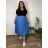 Sommerkleid oval Kurzarm Damen Übergröße (50/52/54 Einheitsgröße) ITALIAN FASHION IM425011