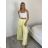Kurzärmliges Sommer-Freizeitkleid für Damen (S/M/L EINHEITSGRÖSSE) ITALIAN FASHION IMWGB25022 S / M / L weiß